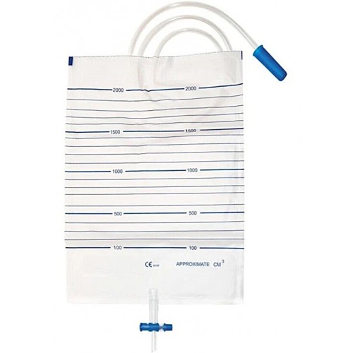 Alfacare Ουροσυλλέκτης Κλίνης με Κάνουλα 2000ml 1τμχ